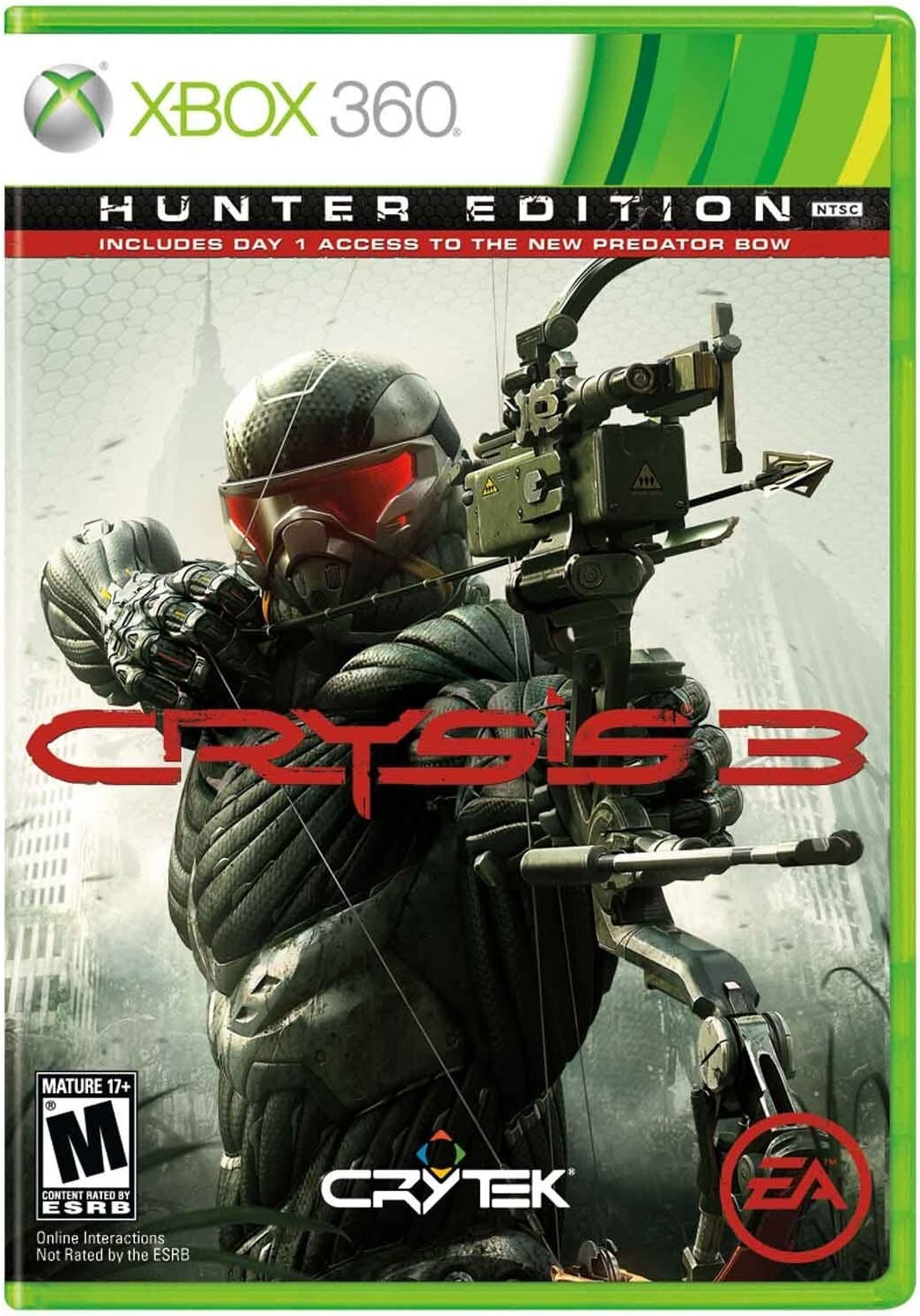 Crysis 3 — Hunter Edition (Microsoft Xbox 360, 2013) Free Shipping In Canada