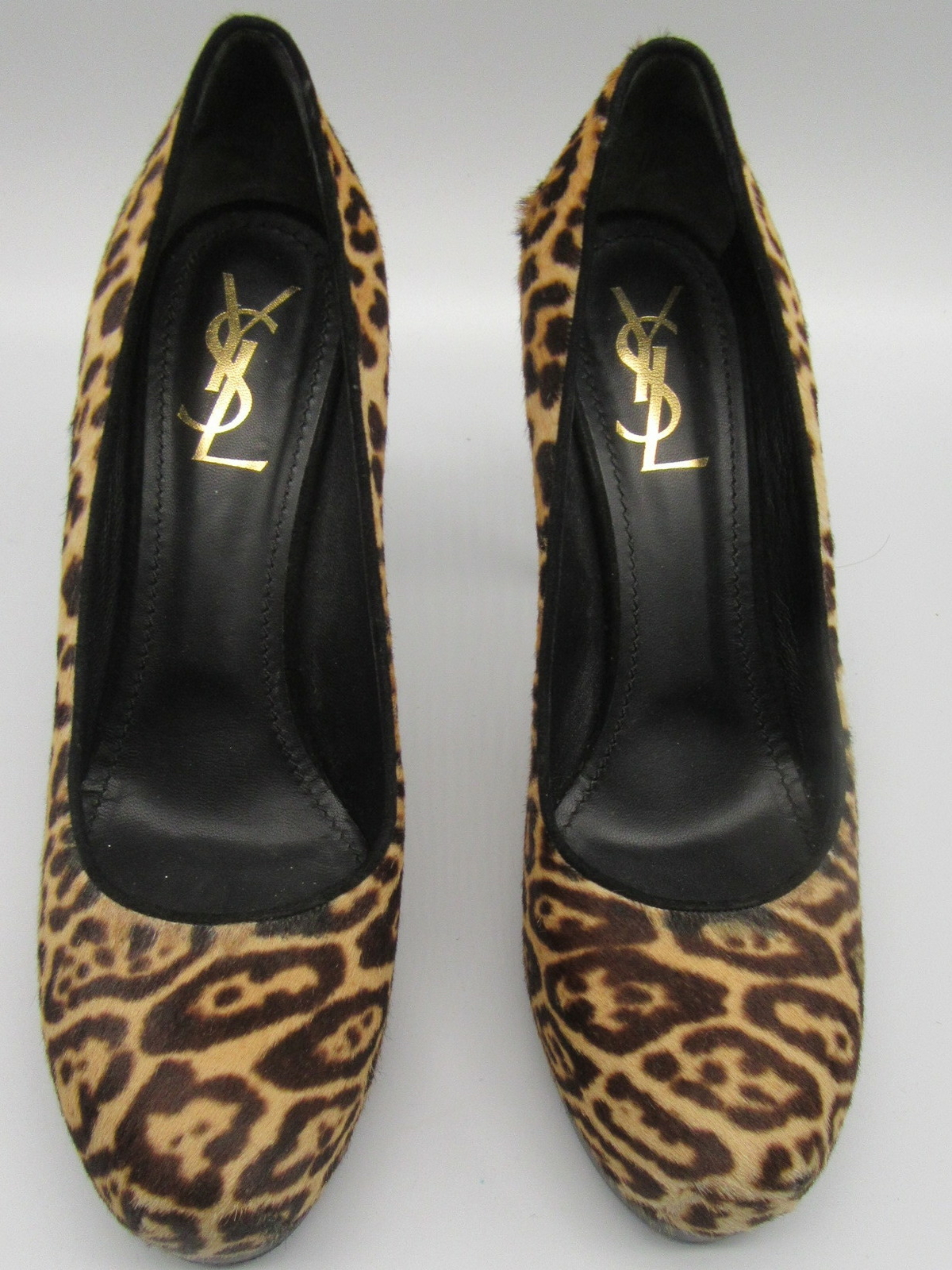 Pompe tribtoo capelli pony stampa leopardata Yves Saint Laurent taglia 39 5