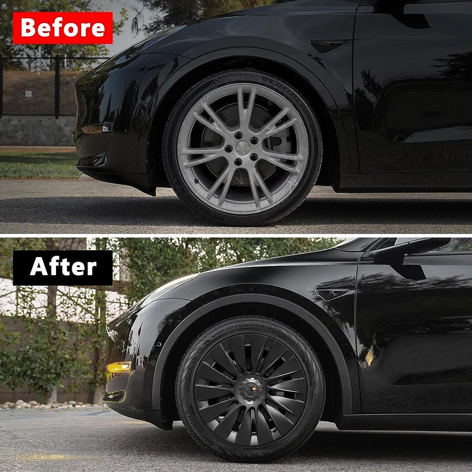 Tapacubos 4 piezas para Jeep negros 16" cubiertas de llanta tapacubos aptos para rueda de acero R16 Foto 2 de 4