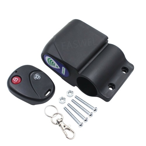 Wireless Alarm Lock Bicycle Bike 