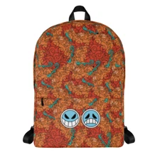 Fire Fist Ace & Flame Emperor Sabo Flame Devil Fruit Anime Backpack For All Ages