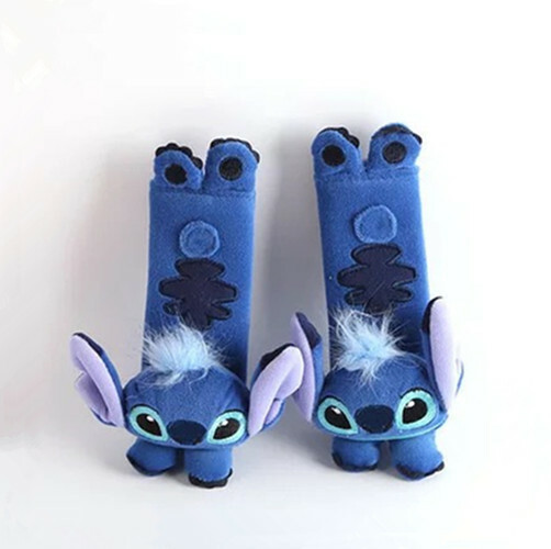 NEW Cartoon 2-Pack Stitch Car Seat Belt Cover Shoulder Pad Pad Accessorie gift #