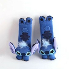 NEW Cartoon 2-Pack Stitch Car Seat Belt Cover Shoulder Pad Pad Accessorie gift
