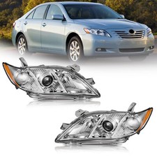 Headlights Assembly Headlamps Driver Passenger For 2007-2009 Toyota Camry Pair Headlights Assembly Headlamps Driver Passenger For 2007-2009 Toyota Camry Pair