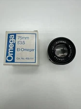 LENTAR 75mm F/3.5 ENLARGER LENS for enlarger cameras