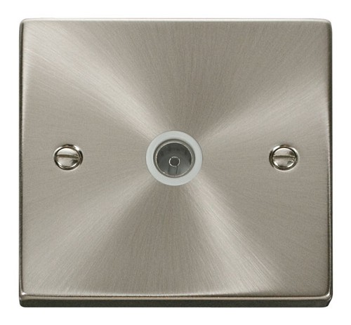Click Deco Satin Chrome White Insert Socket & Switches Range - Picture 41 of 44