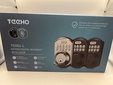 TEEHO TE001 Keyless Entry Door Lock with Keypad - Smart Deadbolt Lock for Front