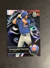 Christopher Paciolla 2023 Bowman Platinum #TOP-83  Top Prospect. Chicago Cubs