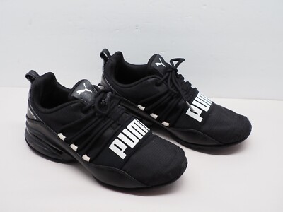 Puma Locell 194283-01 Youth Running Shoes Black/White Size