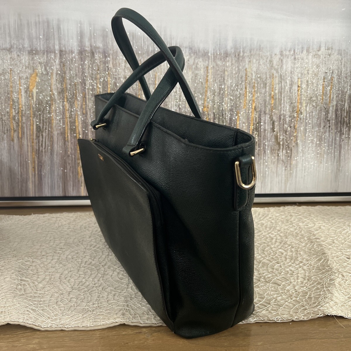 TUMI Sinclair Camila Dark Green Business Tote Bag W/O Crossbody