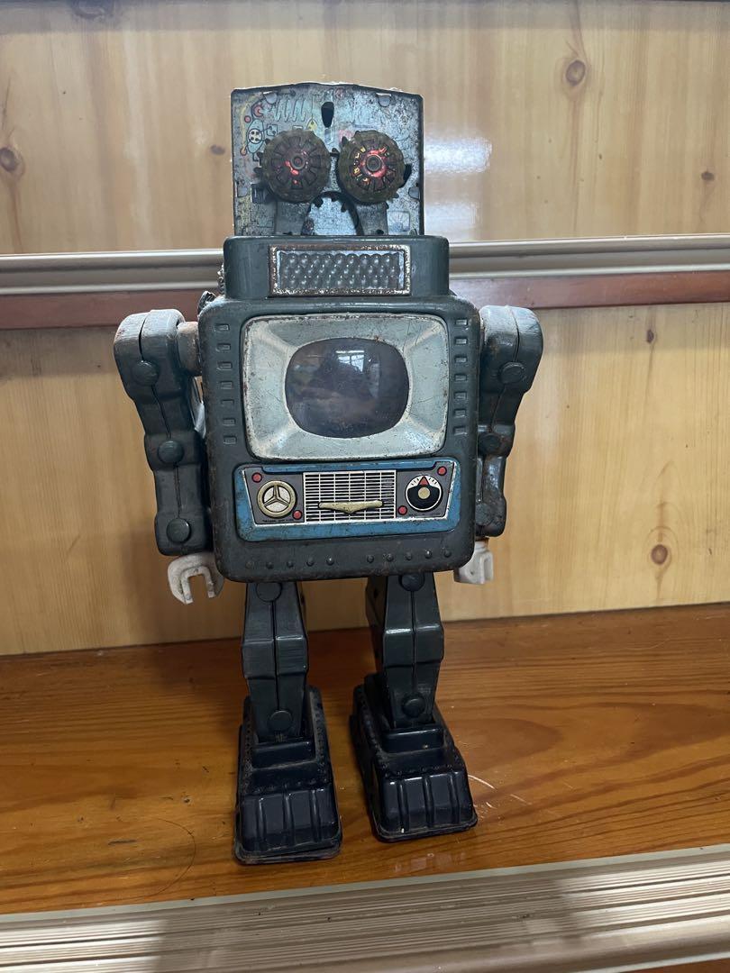 当時物　アルプス　テレビジョン　スペースマンロボット　ブリキ　日本製　昭和レトロ Yahoo!オークション -「テレビジョン」(ブリキ) (ビンテージ)の