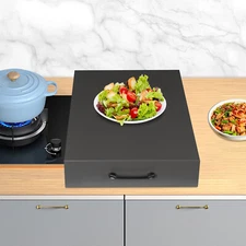 Stove Top Cover Noodle Board Stove Covers with A Handle Range Burner Cover Grey