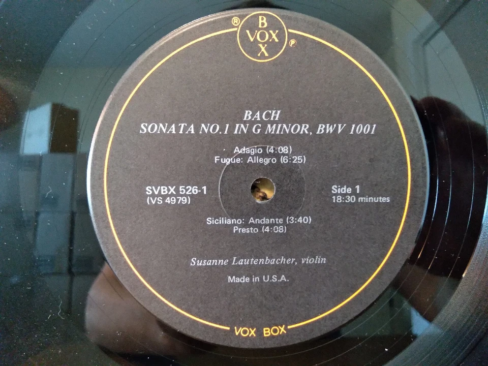 Lautenbacher - Bach 3 Sonatas and 3 Partitas for Violin Unaccompanied (Complete) Foto 2 de 4