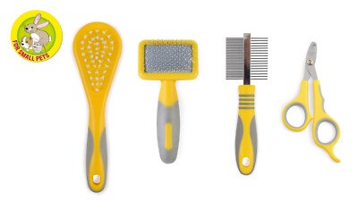 Ancol Small Animal Grooming Rabbit Guinea Pig Slicker Brush Comb