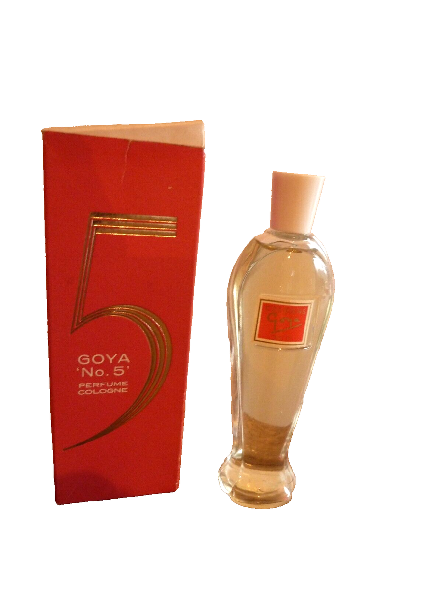 Goya Perfume Cologne Vintage 1960's Super Rare 62cc 15cm Tall Bottle