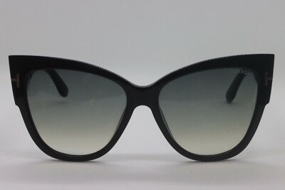 NEW TOM FORD TF 371 01B ANOUSHKA BLACK GRADIENT AUTHENTIC  display picture 2
