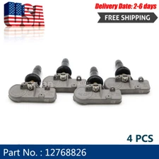 4x New 13586335 13581558 TPMS Tire Pressure Sensor 315MHz For GM Buick Chevy