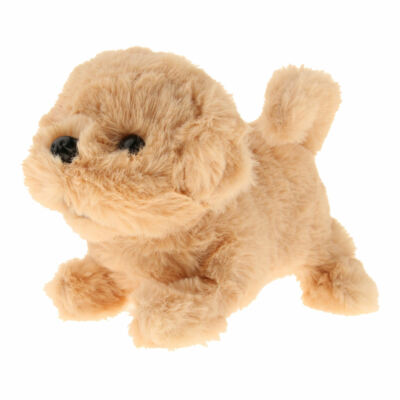 Soft Plush Robotic Dog Robot Toy Electronic Pet Kids Children Walks Barks  Puppy