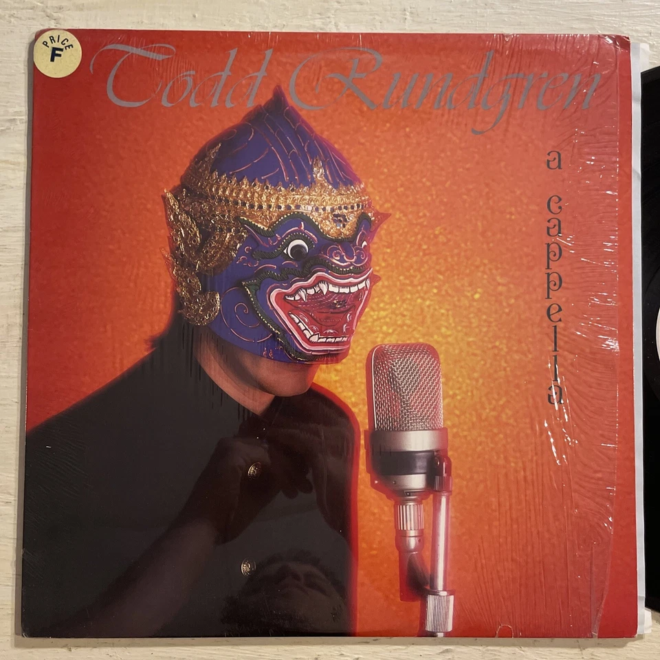 Todd Rundgren A Cappella LP Warner Bros. 1985 1st USA Press Inner & Shrink M-/M- - Image 2 of 4