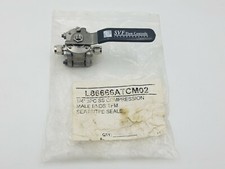 SVF FCI L86666ATCM Manual Ball Valve Size 1/4" Hygienic 1500 PSI Male Ends NOS