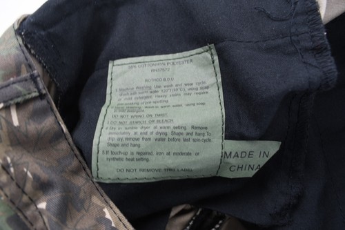 Rothco Mens Green Smokey Branch Camo Pants Size S Regular 27-31W 29.5-32.5L - Picture 4 of 4