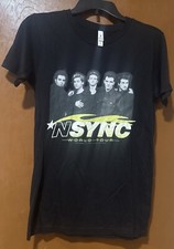 N Sync T Shirt Small Adult Short Sleeve 100% Cotton