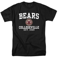Ursinus College Adult T-Shirt Circle Logo, Black, S-5XL