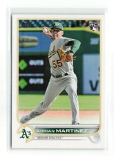 ADRIAN MARTINEZ #US77 RC 2022 TOPPS ATHLETICS