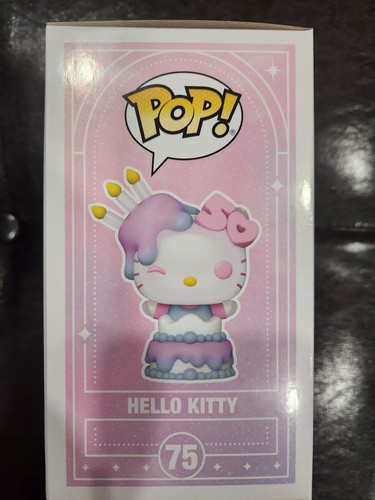 POP FUNKO HELLO KITTY VINYL FIGURE #75 50TH ANNIVERSARY CAKE SANRIO W.PROTECTOR - Picture 6 of 7