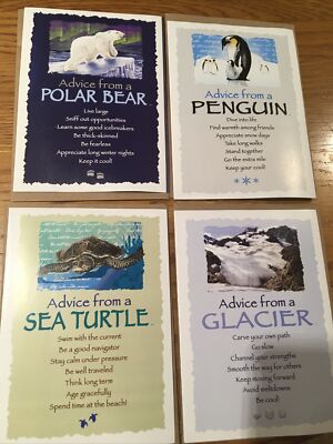 Your True Nature Cards Advice from a Polar Bear, Penguin, Sea Turtle ...