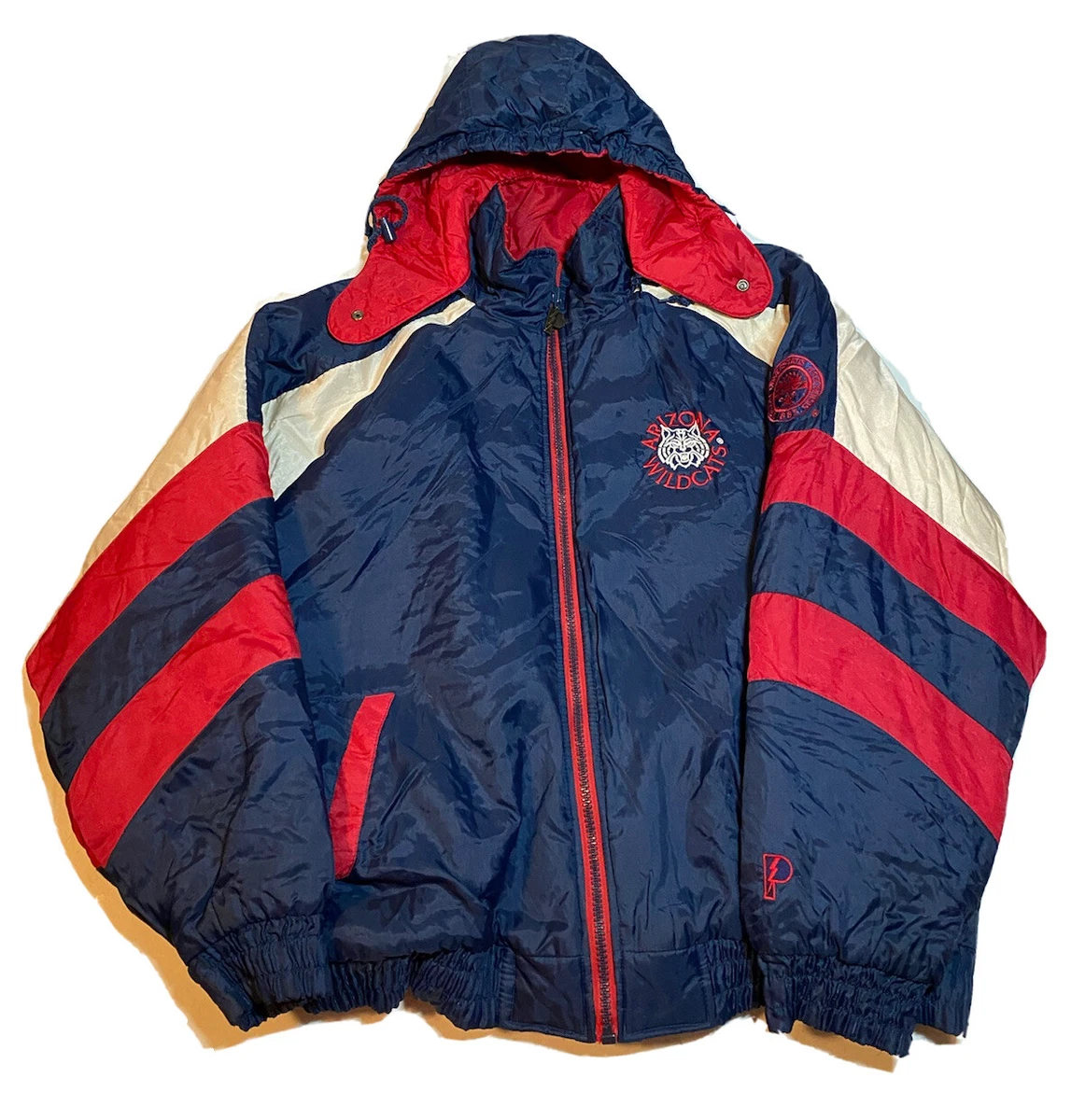 Arizona Wildcats Pro Player Vintage Puffer Jacket Coat Bomber XXL