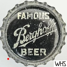 Berghoff Berghoff Brewing Corp. BEER cork lined beer bottle cap 1936-1941