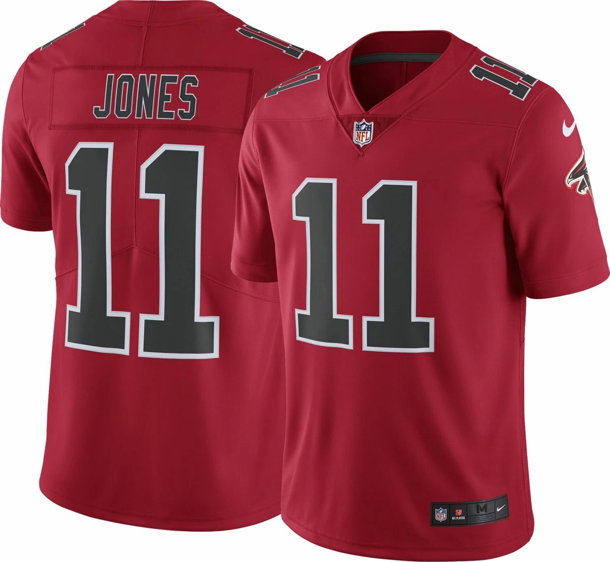 New Nike NFL Atlanta Falcons Julio Jones Color Rush Football Jersey Mens  Medium