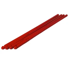 Red Premium Plastic Cutting Sticks 22.5" x 0.495" x 0.495" (4 PACK!)