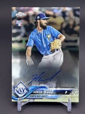 2018 Topps Chrome - Rookie Autographs Hunter Wood #RA-HW (AU, RC)