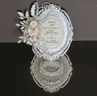 Metal Cutting Dies Scrapbooking For Card Making Embossing Cuts Craft Die Oval