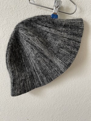 WOMEN\'S 100% Wool Bucket Hat Angola Grey Angora And Wool Women main image 2