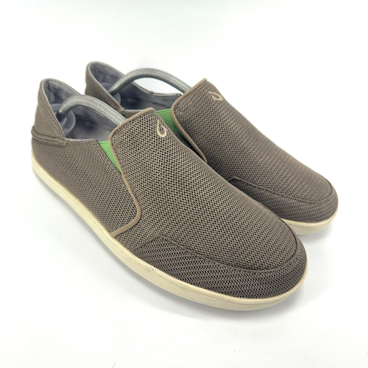 OluKai Men’s Mesh Sneakers-Size 11 Olukai Mens Nohea Lace Mesh Sneakers Brown Shoes Size 11 US  main image 2