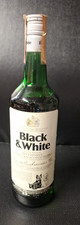 Scotch Whisky BLACK & WHITE - 70cl 40° - anni '80 - VINTAGE -  - RARO