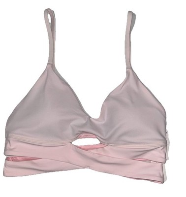 NWT LULULEMON SIZE 6 STILL NOW BRA STRAPS ADJUST STRAWBERRY MILKSHAKE 