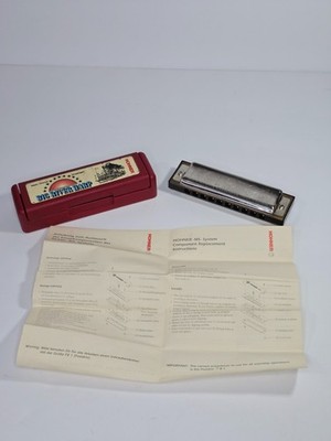 Hohner Big River Harp Harmonica Key C Made In Germany With Case