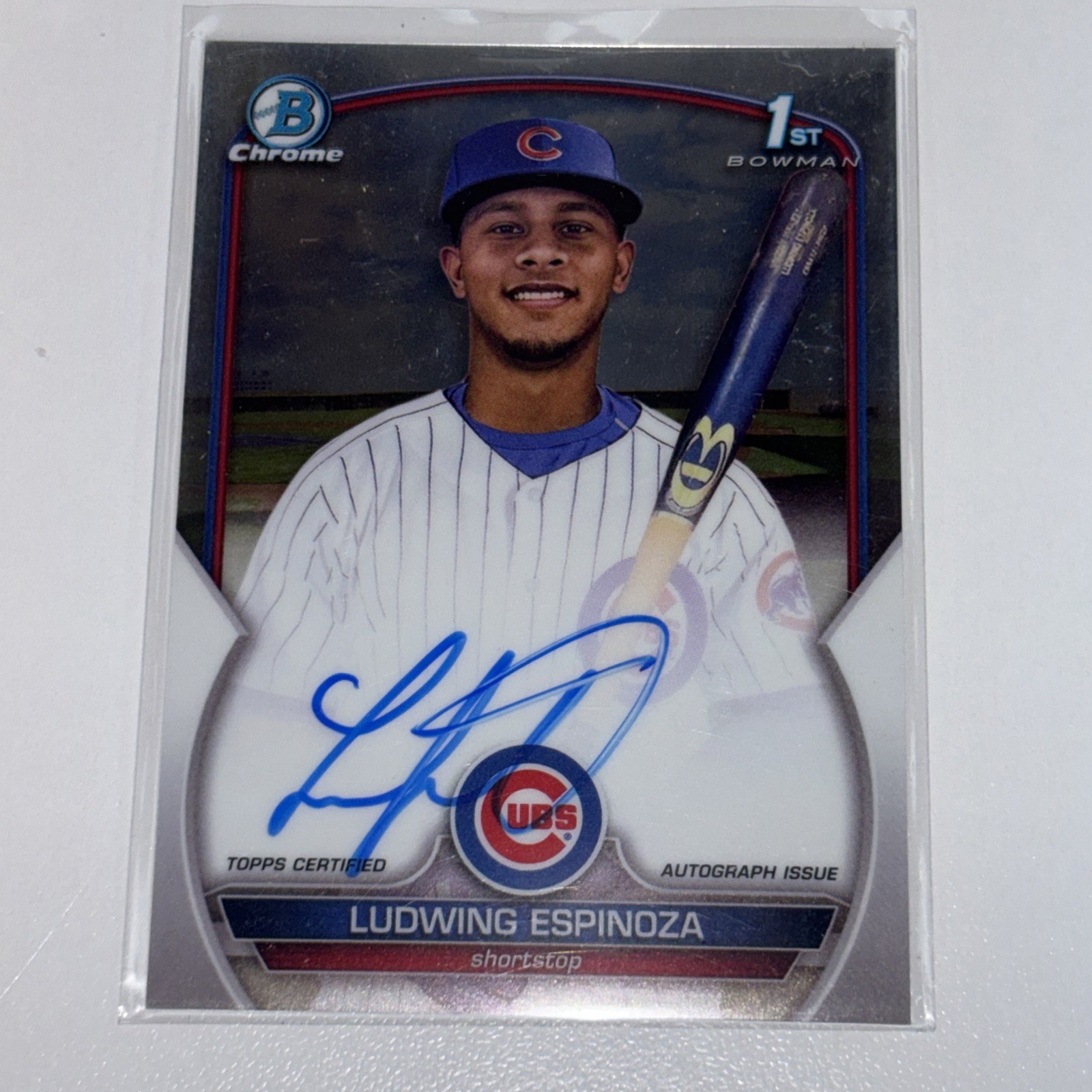 2023 Bowman Chrome - Prospect Autographs Ludwing Espinoza #CPA-LE Autograph