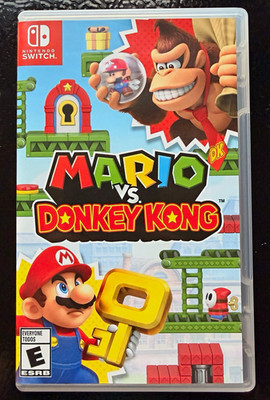 Mario vs. Donkey Kong Switch Game w/ Case & Cartridge E NTSC-U/C