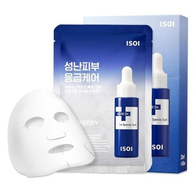 Isoi Acni Dr. 1st Speedy Feuchtigkeitsspendende Blattmaske - 10 Stück