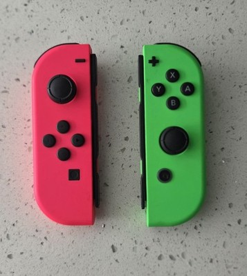 Nintendo Switch Joy-Con Controller Pair - Neon Pink/Neon Green Original