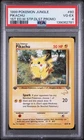 1999 POKEMON JUNGLE 1ST EDITION W STAMP DUELIST PROMO #60 PIKACHU PSA 4