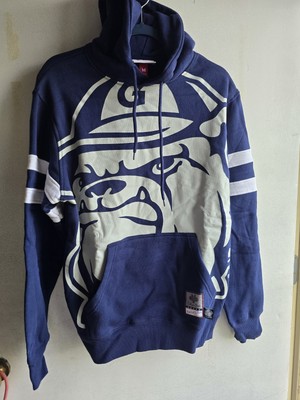 Mitchell & Ness Georgetown University Hoyas  - Sz M Blue Hoodie Premium