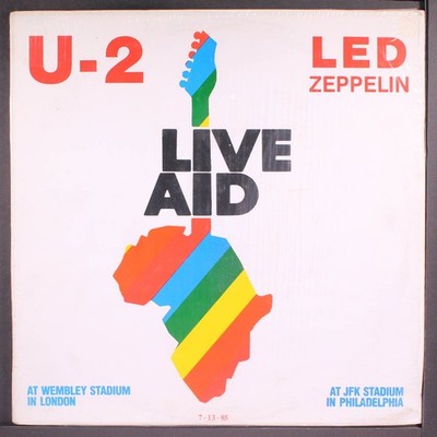 U2 / LED ZEPPELIN: live aid **** ***** 12'' LP 33 RPM