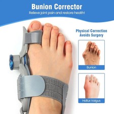 Bunion Fix Toe Valgus Corrector Big Toe Straightener Adjustable for Men Women