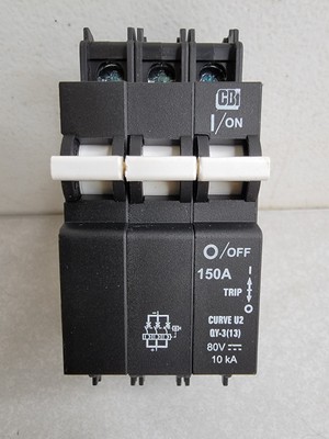 150-Amp Circuit Breaker 3-Pole Ericsson NFS 815 1328/150 Vertical Black Unused